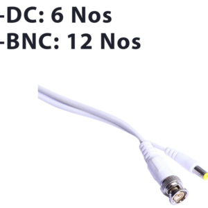 HIKVISION 8 Channel DVR with 2MP 4 Dome & 2 Bullet Wireless Cameras (DayNight Vision) + 1TB HDD + Cable Roll (1+3) 8 CH Power Supply + BNC & DC Full Combo Kit